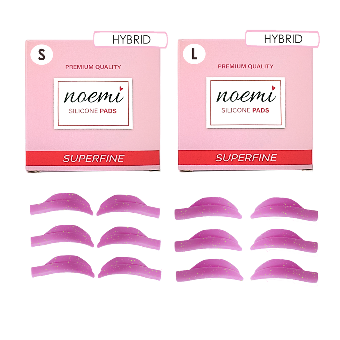 Noemi - Superfine Gloss Silikonpads S/L - B-Ware