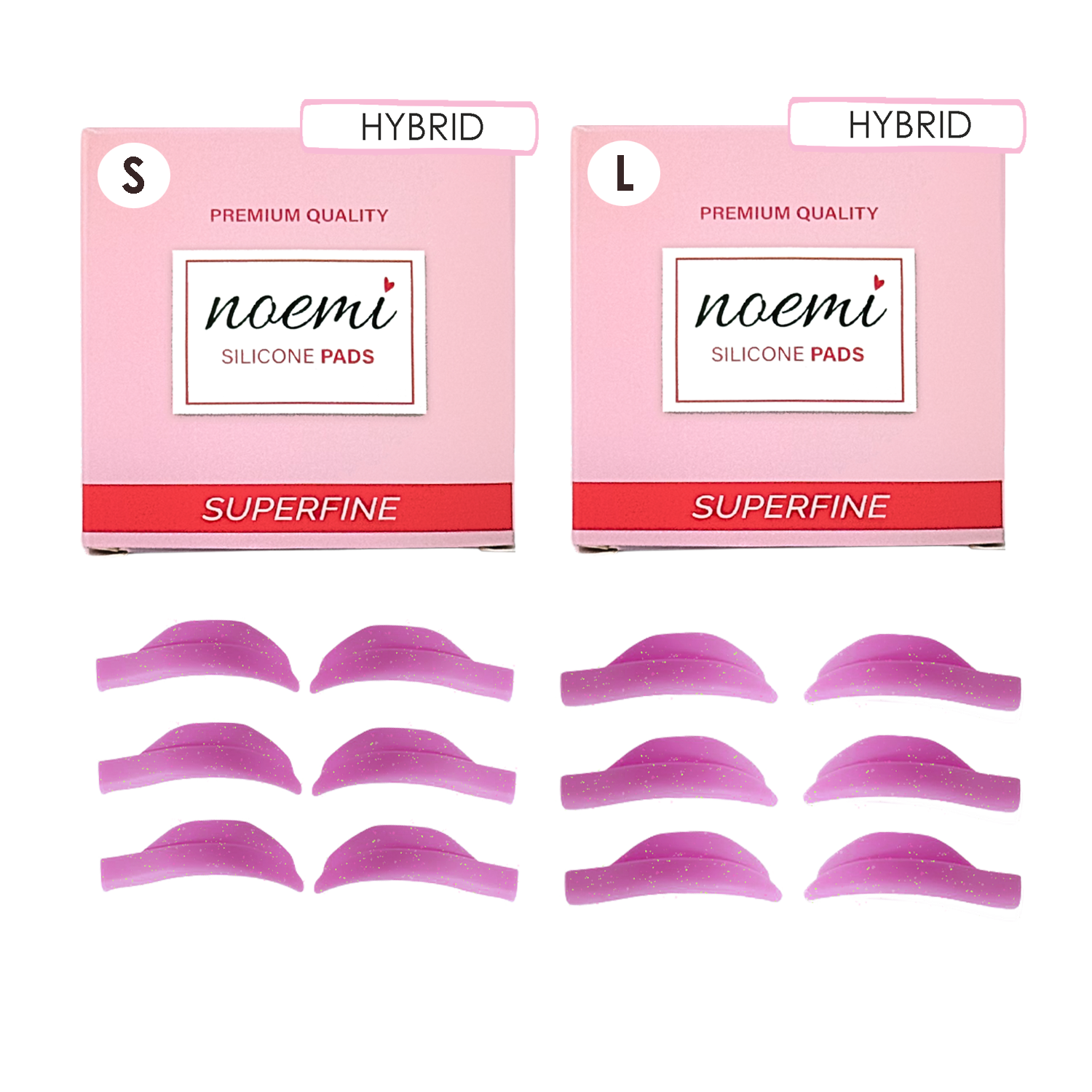 Noemi - Superfine Gloss Silikonpads S/L - B-Ware