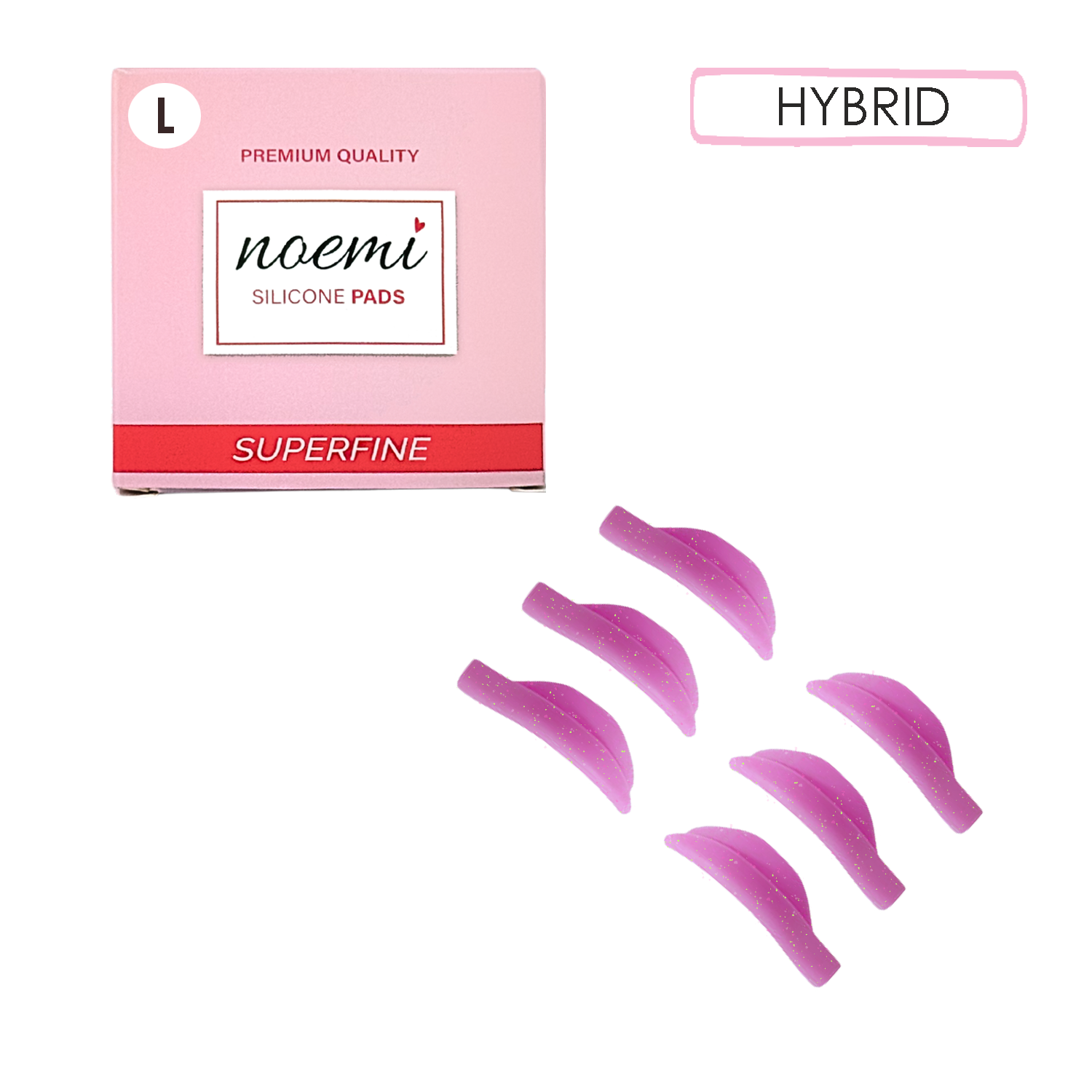 Noemi - Superfine Gloss Silikonpads S/L - B-Ware
