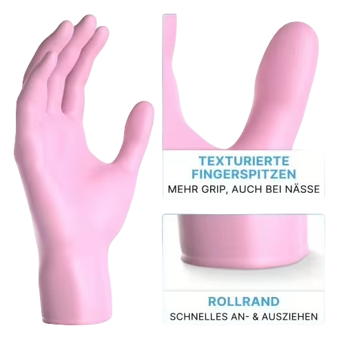 Nitrilhandschuhe, Rosa, Latexfrei - Premium Qualität