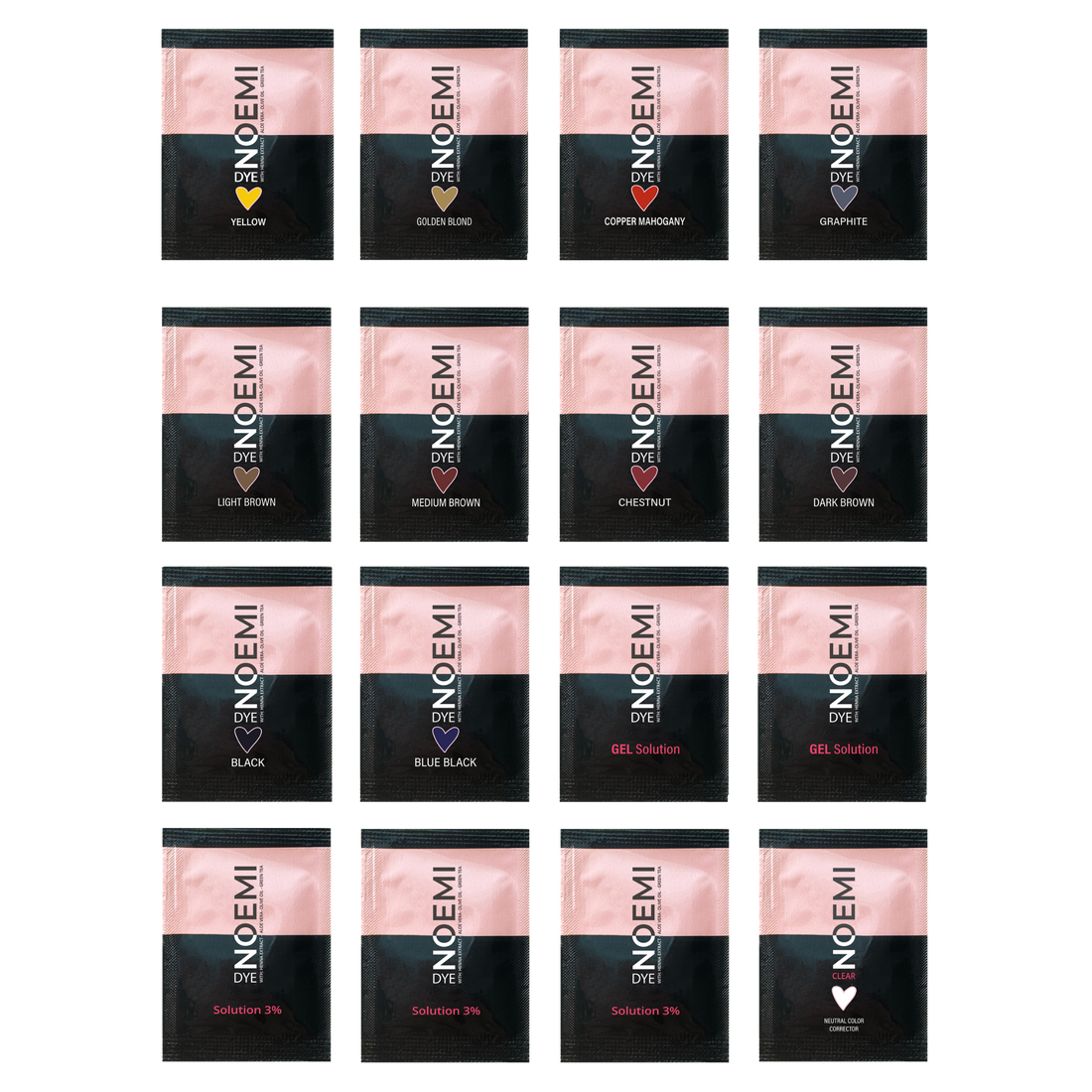 Noemi - Hybrid Dye - Sachets Set