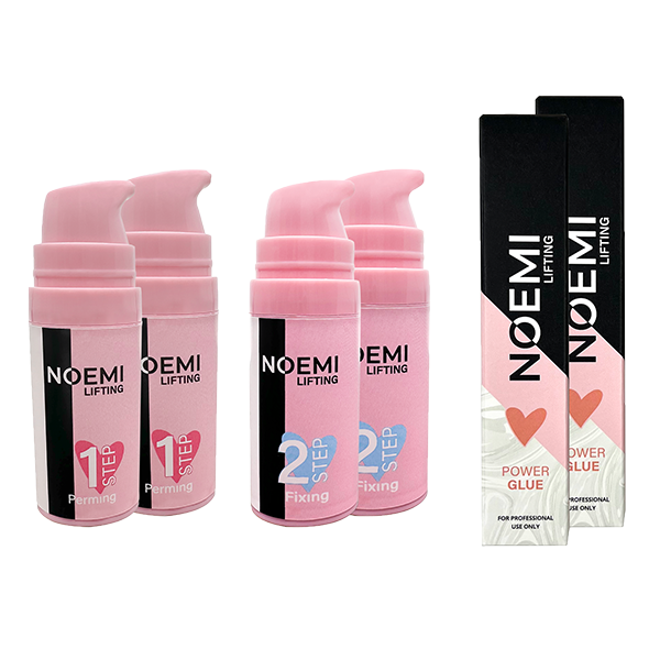 Noemi Lifting - Sparpaket (2x Lotion 1+2 und 2x Kleber)