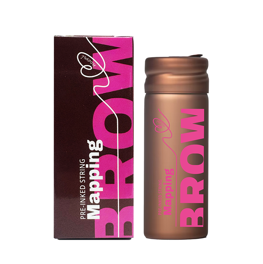 Noemi - Vorgefärbter Faden - weiß/ braun/ schwarz