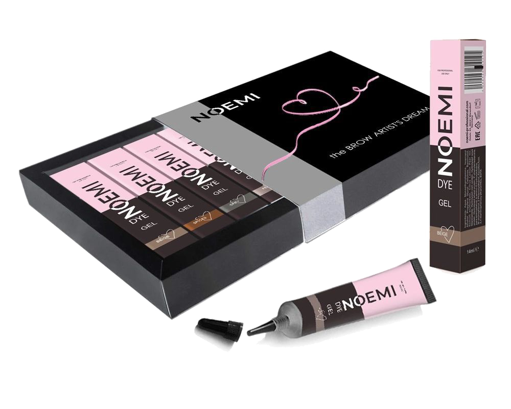 NOEMI Lash&Brow GEL DYE - KIT (alle 5 Farben)