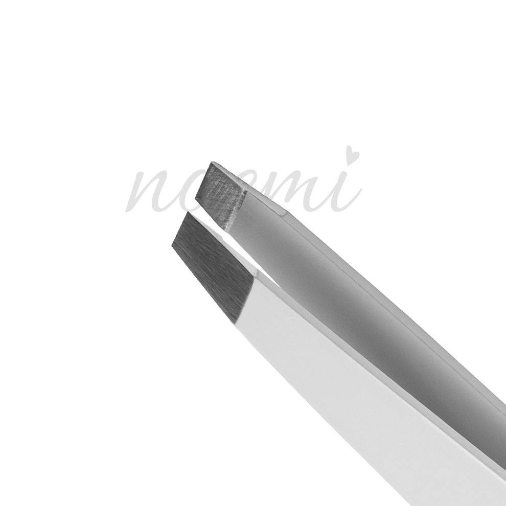 Noemi - Professional Pinzette Slant (Weiß, Pink, Schwarz)