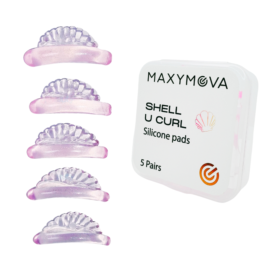 Maxymova SHELL Ultra-Sticky Silikonpads Lash Lift Pads, U-Curl