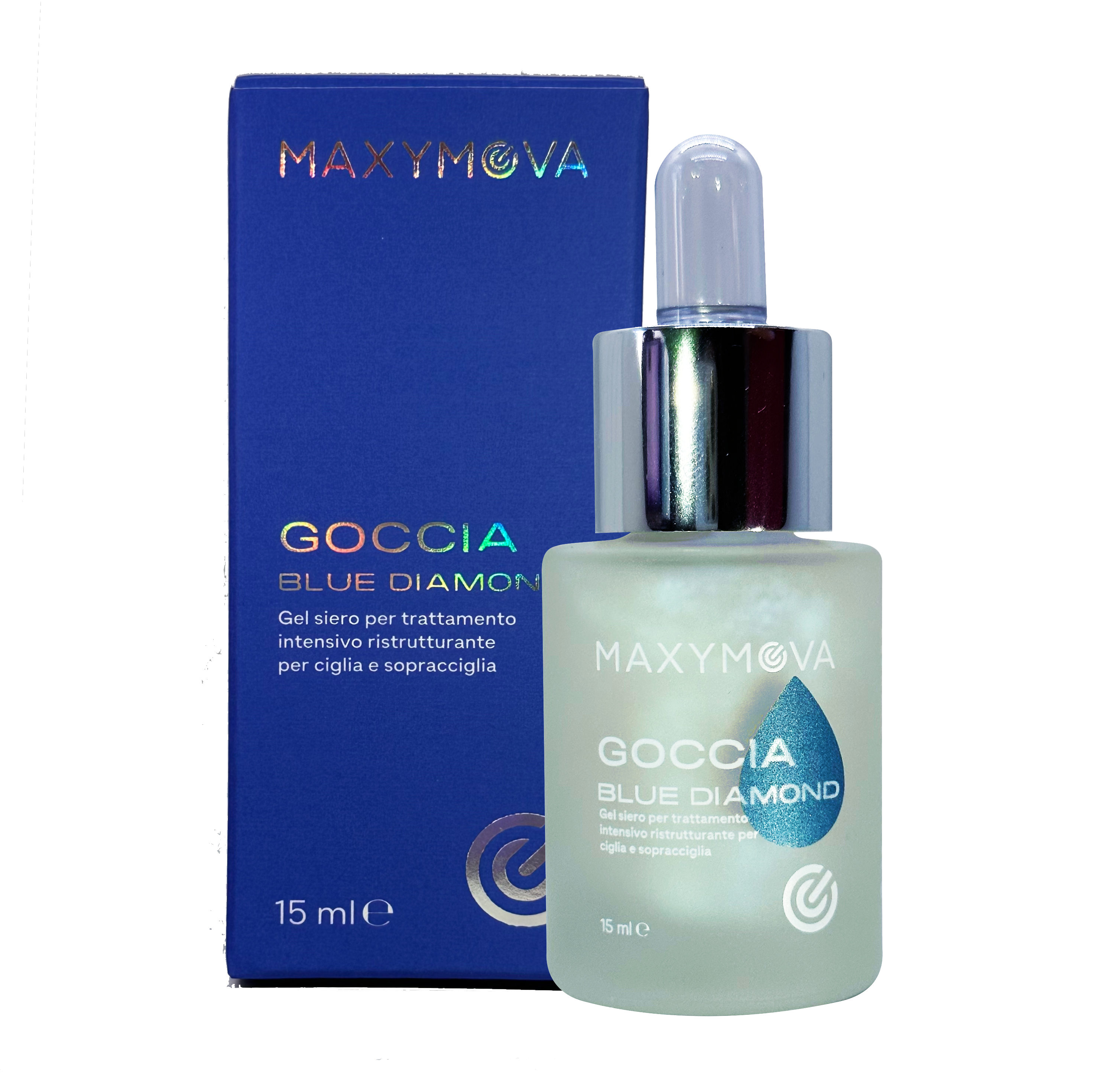 Maxymova Goccia Blue Diamond Lash&Brow Restructuring Serum