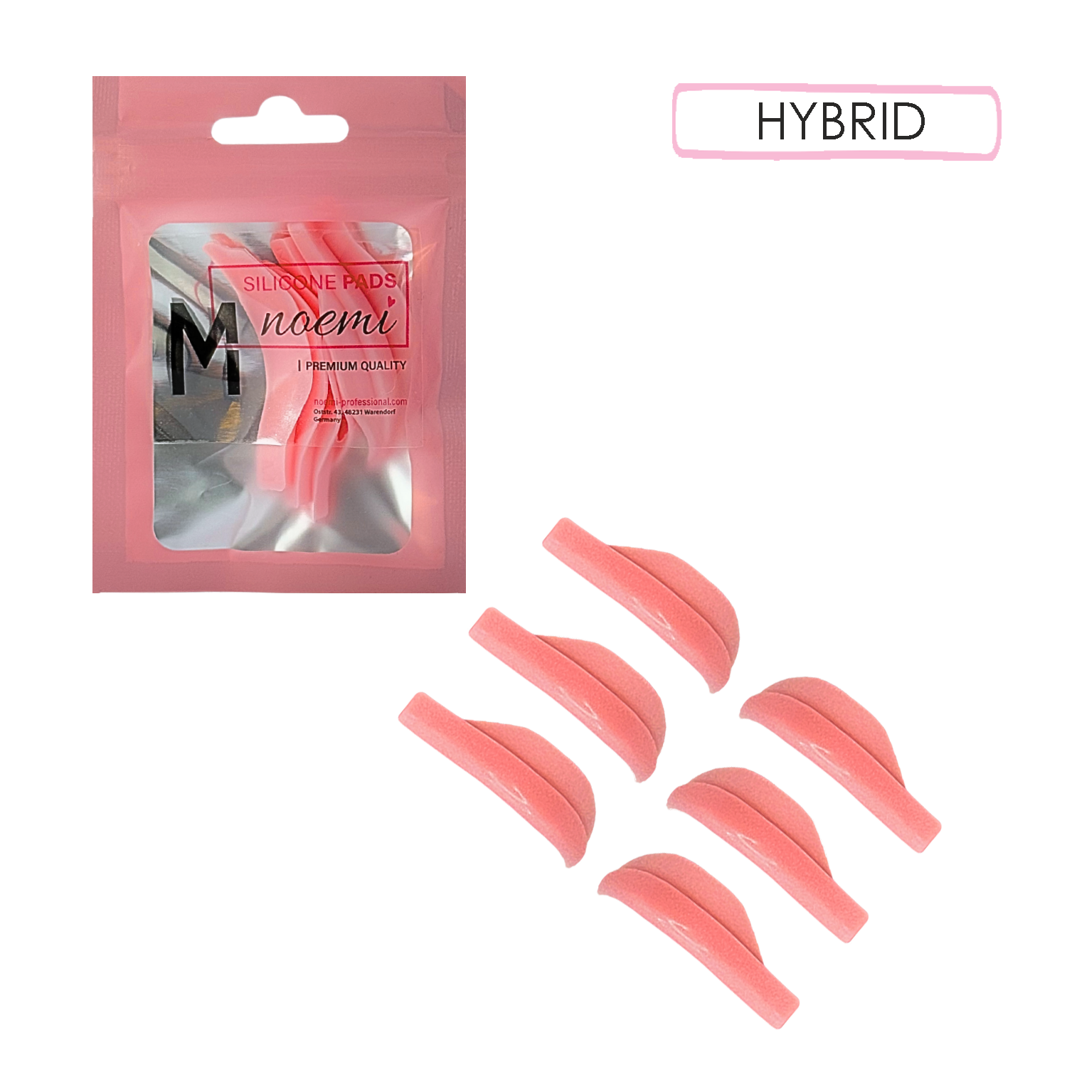 Noemi - Premium Silikonpads - 3 Paar zum Sparpreis