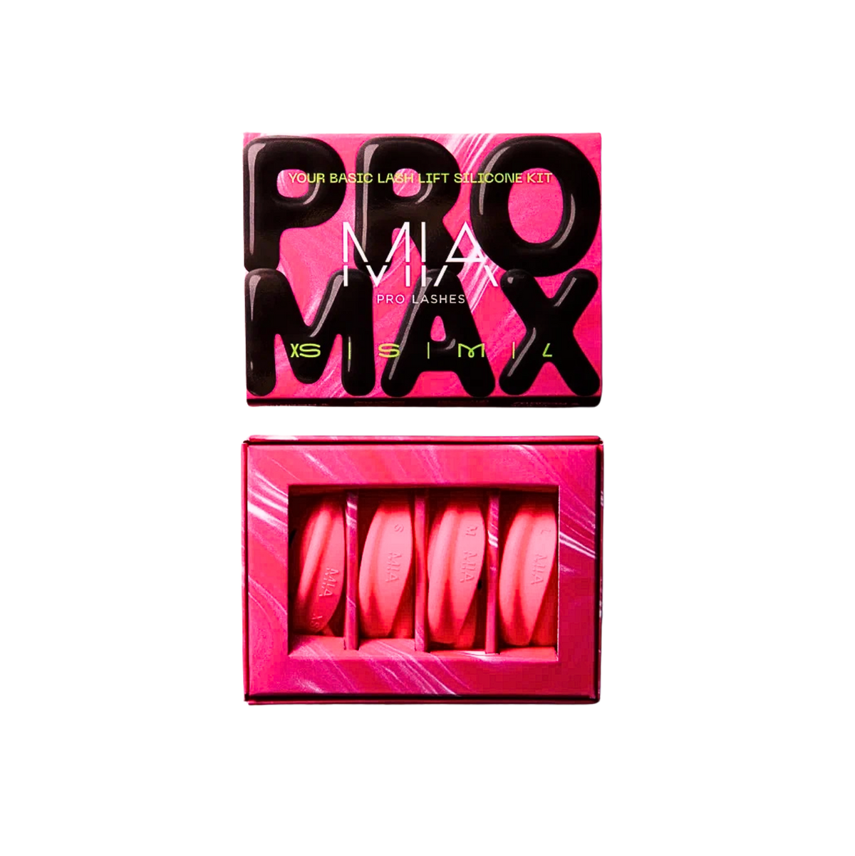 MIA - PRO MAX Silikon Pads Round Shields - Pink 4 Paar Set