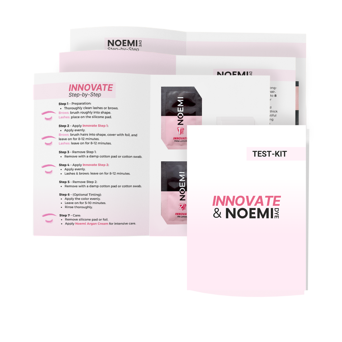 Noemi Flyer - Innovate & Dye Test-Kit