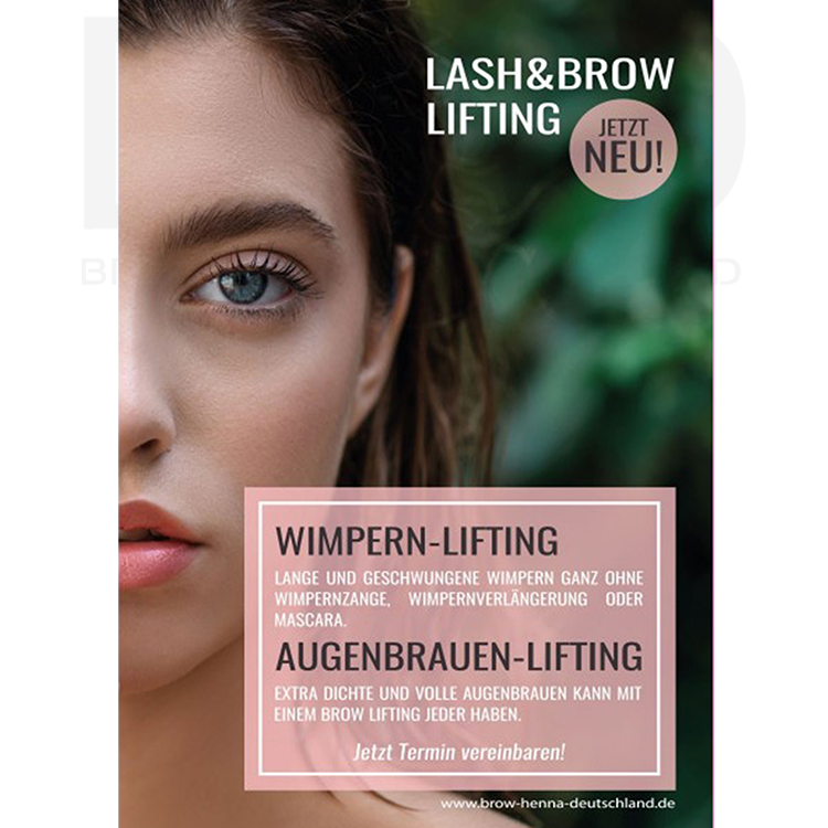 A1 Poster Lash & Brow Lifting
