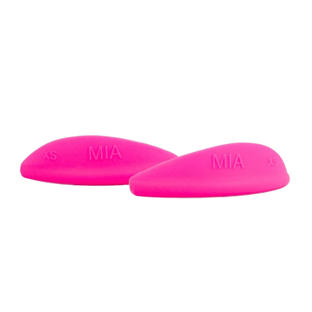 MIA - PRO MAX Silikon Pads Round Shields - Pink 5 Paar Set