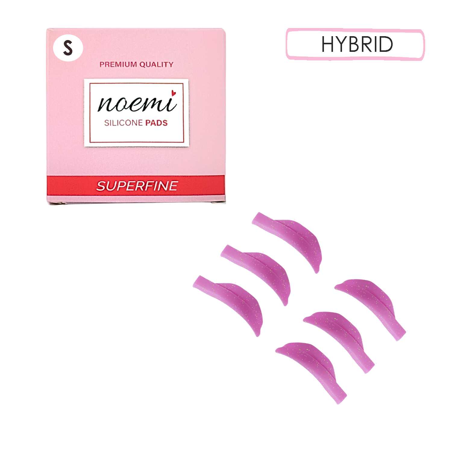 Noemi - Superfine Gloss Silikonpads S/L - B-Ware