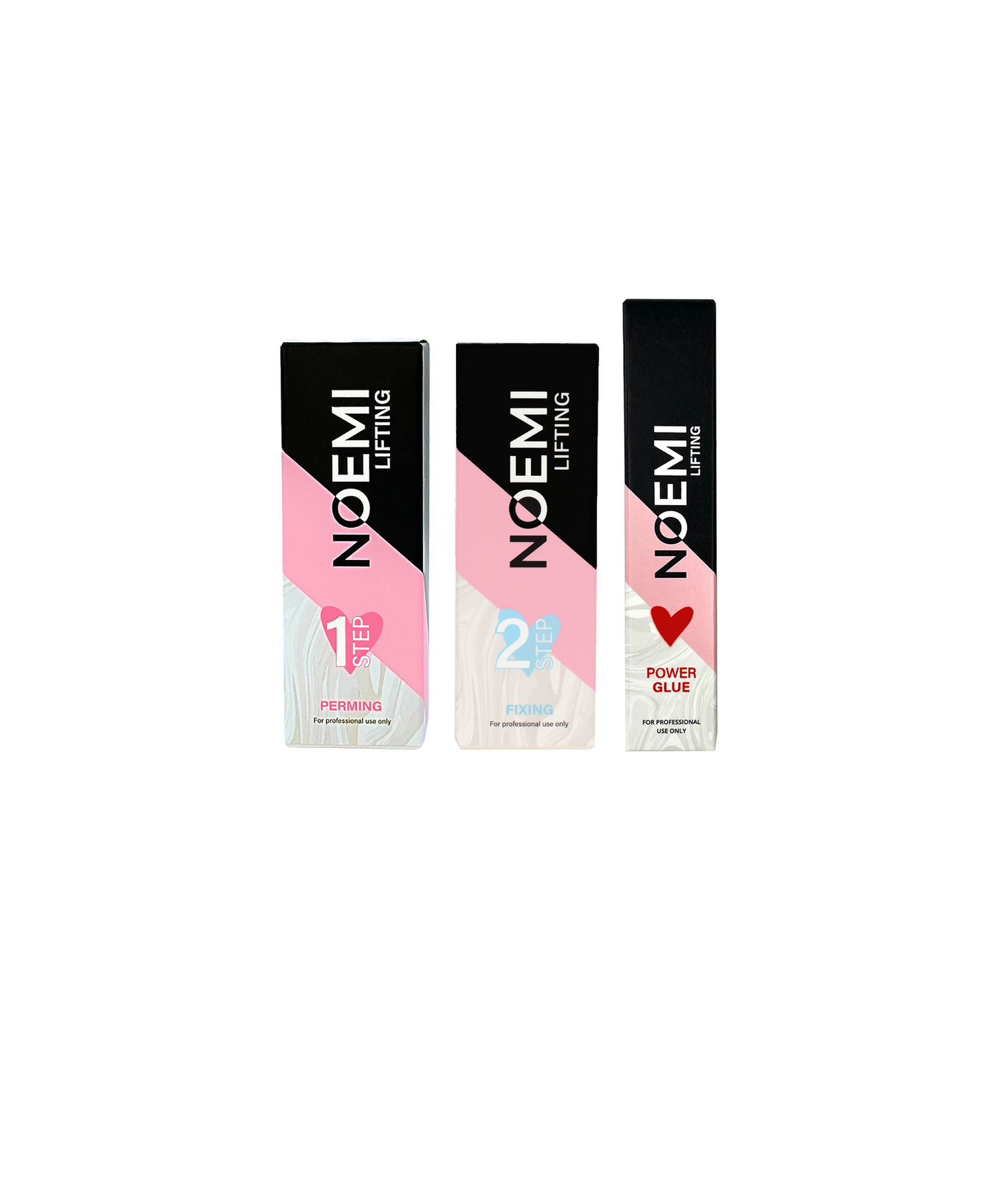 Noemi Lifting - Pump Set mit Lotion 1+2+Kleber (je Pumpflasche 10 ml &amp; 7ml Kleber)