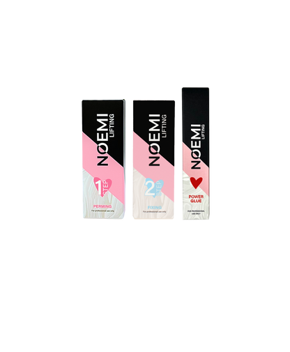 Noemi Lifting - Pump Set mit Lotion 1+2+Kleber (je Pumpflasche 10 ml &amp; 7ml Kleber)