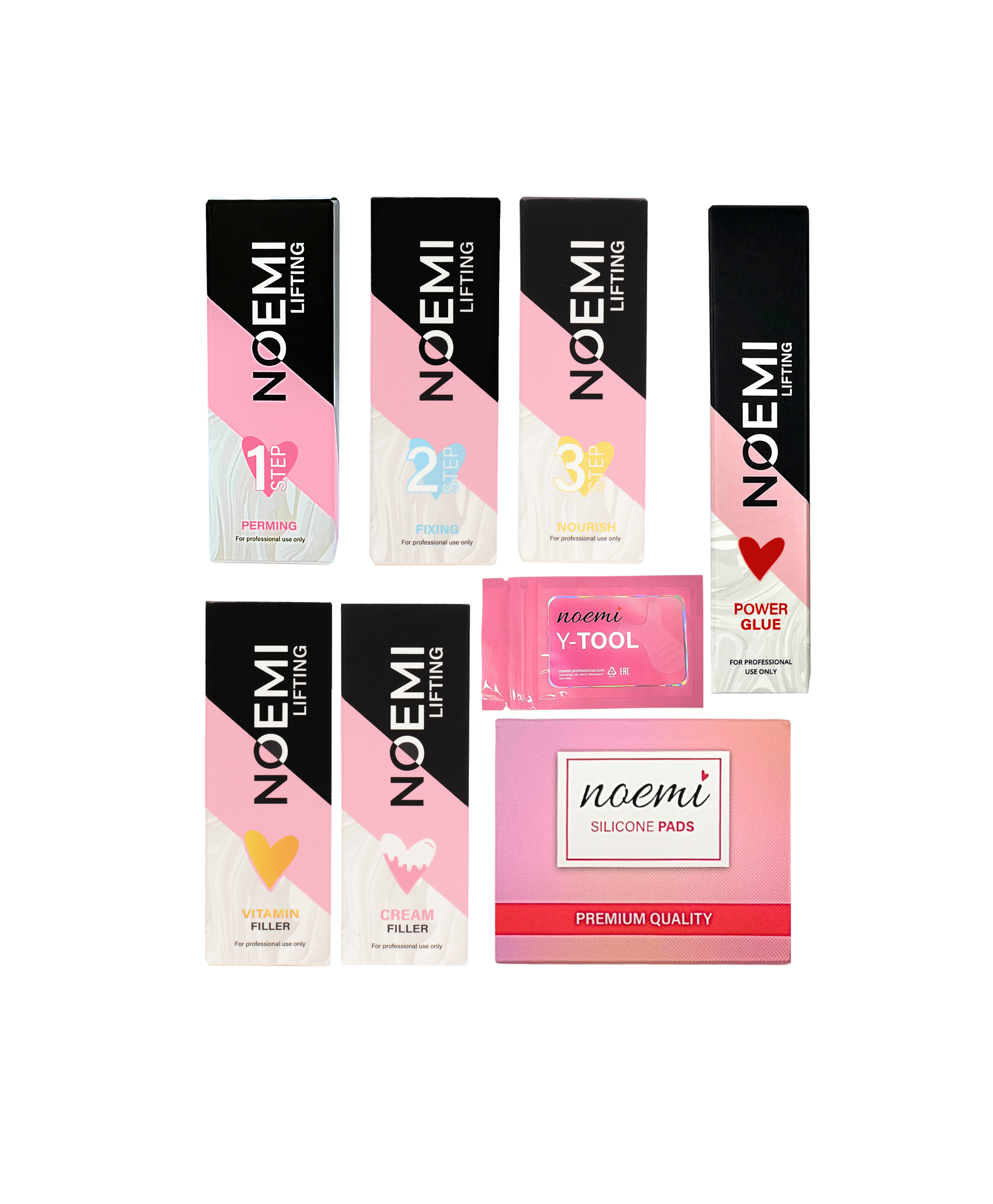 Noemi - Lash &amp; Brow Set Pump mit Doppel-Filler