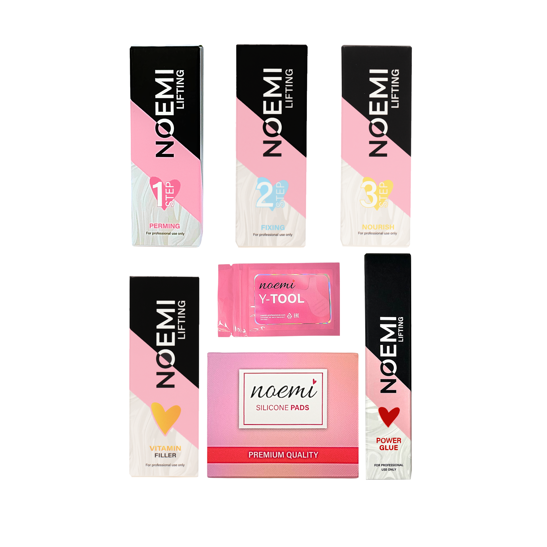 Noemi - Lash &amp; Brow Set Pump mit Vitamin Filler