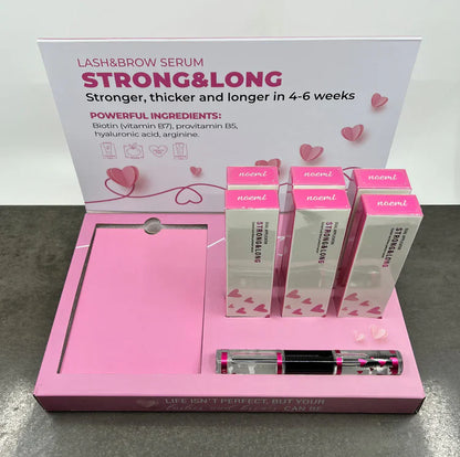 Noemi - Strong &amp; Long Premium Dual Serum - 7x + Display