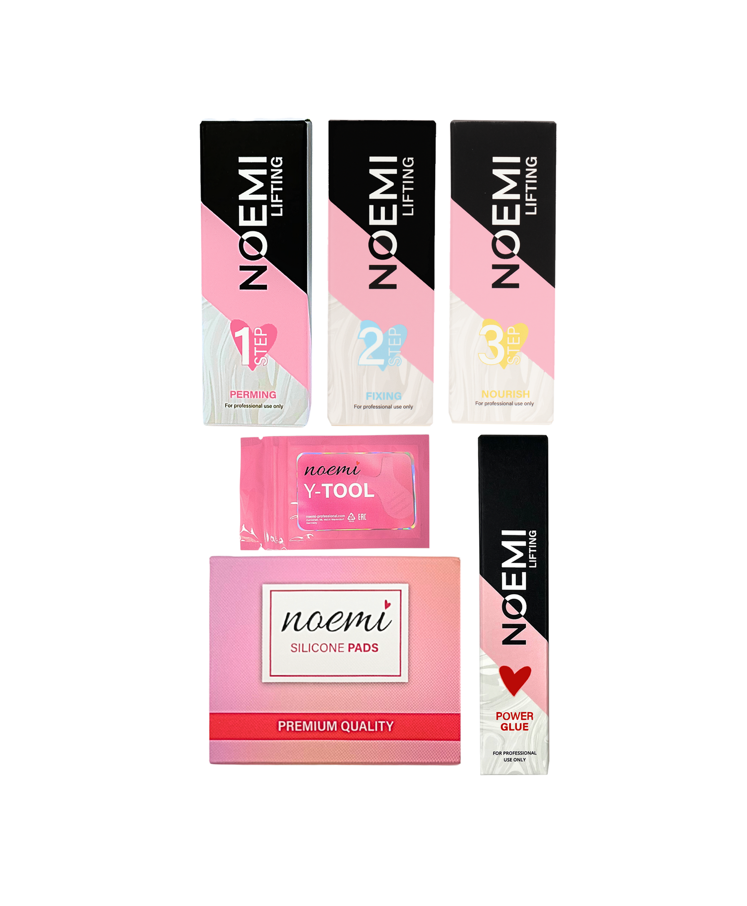 Noemi Lifting - Set de lifting de pestañas y cejas con bomba