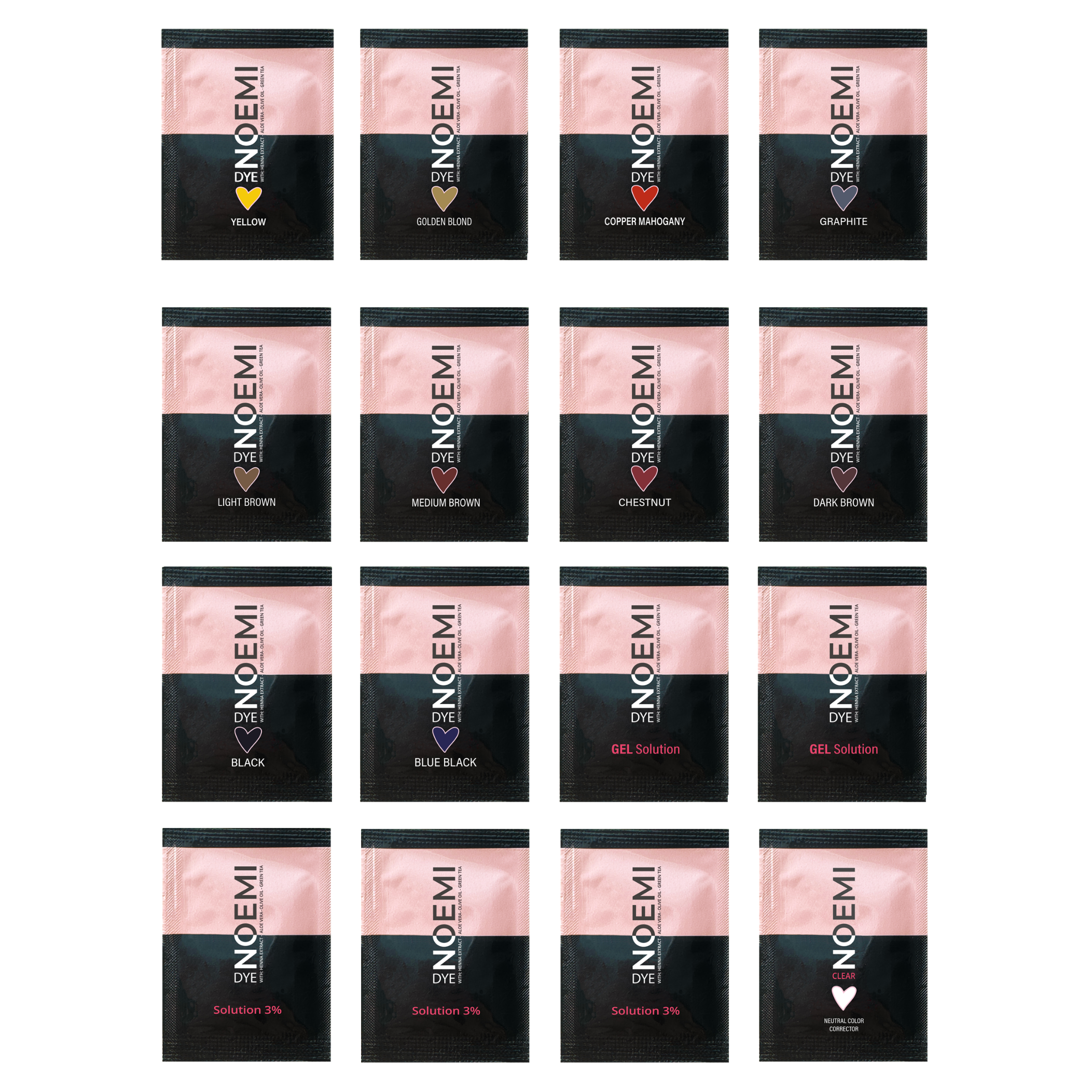 Noemi - Hybrid Dye - Sachets Set