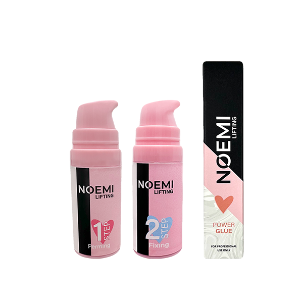 Noemi Lifting - Pump Set mit Lotion 1+2+Kleber (je Pumpflasche 10 ml & 7ml Kleber)