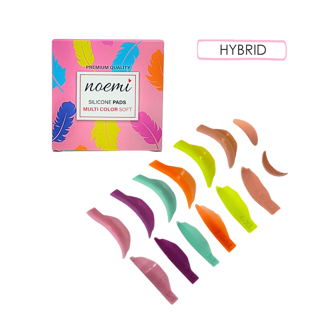 Noemi - Multi Color Soft Silikonpads