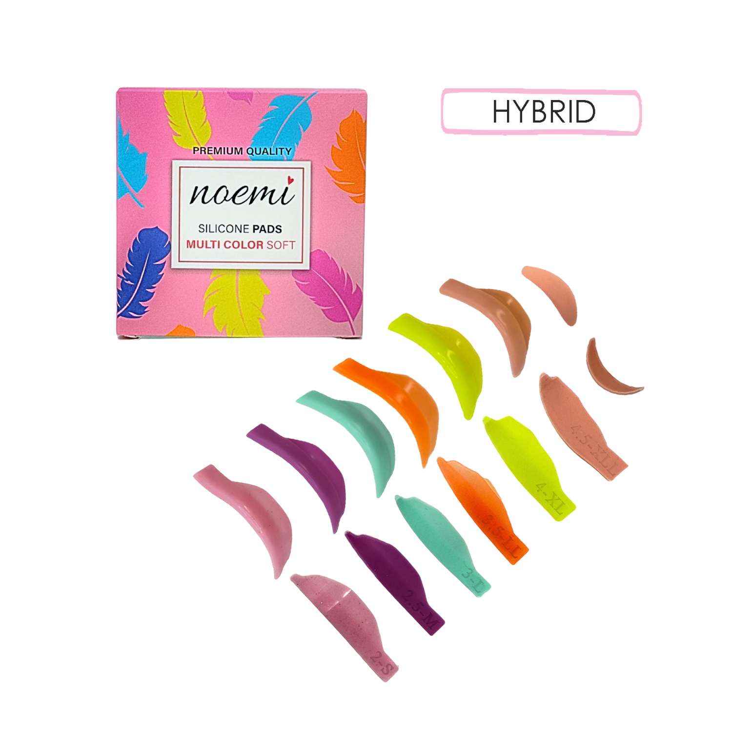 Noemi - Multi Color Soft Silikonpads
