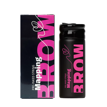 Noemi - Vorgefärbter Faden - weiß/ braun/ schwarz