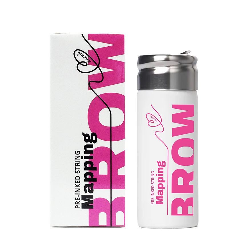 Noemi - Vorgefärbter Faden - weiß/ braun/ schwarz