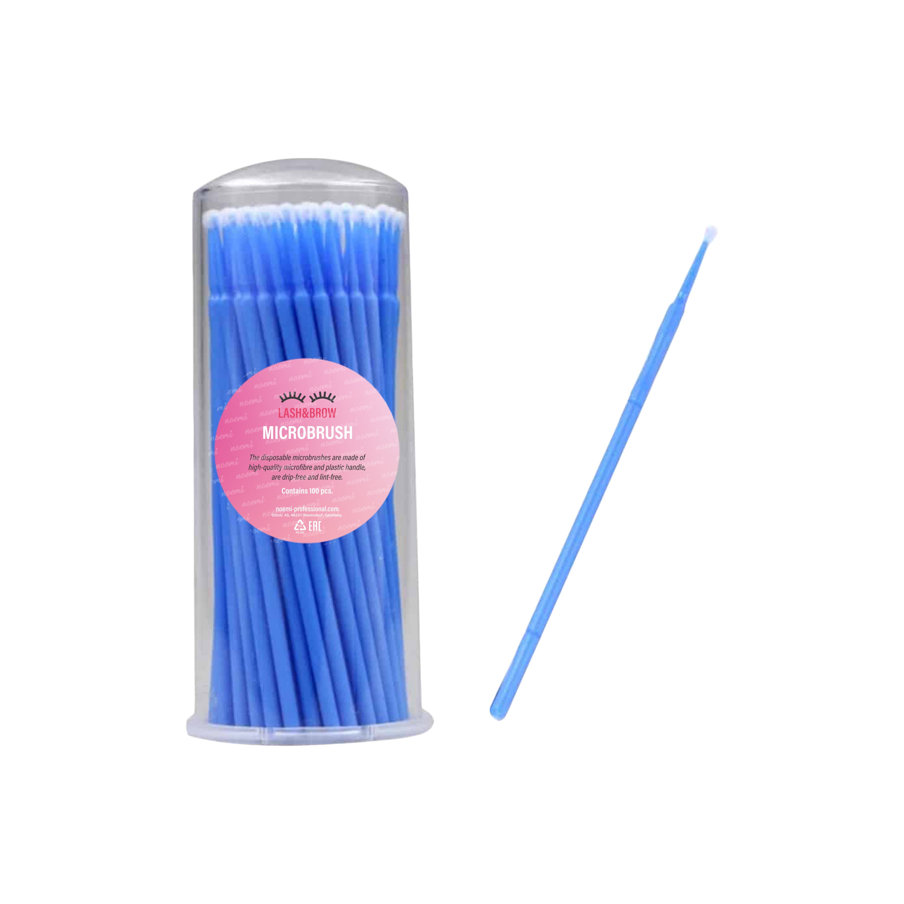 Noemi -  Microbrushstäbchen (100 Stk, Blau)
