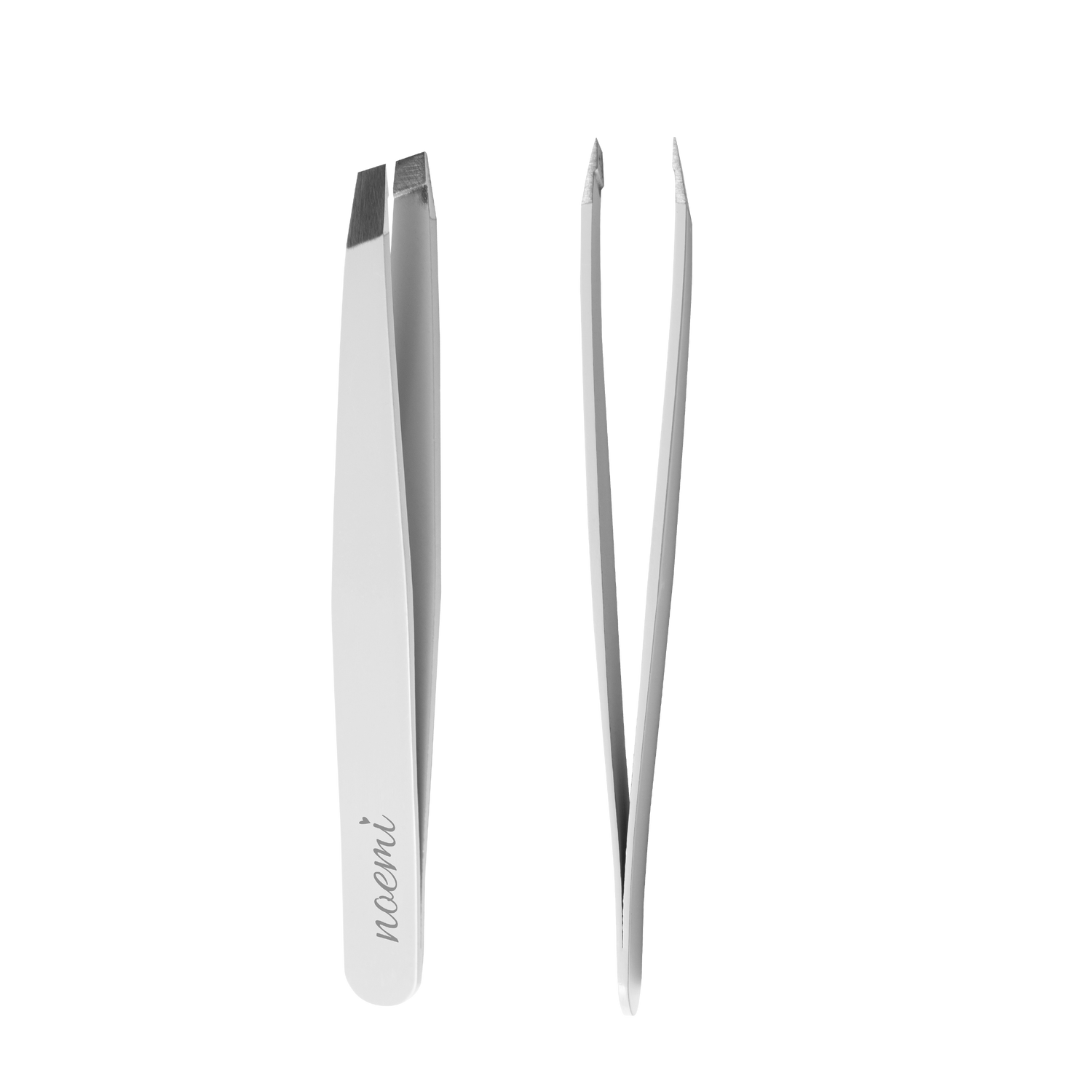 Noemi - Pinzette Slant - Weiß/ Pink/ Schwarz