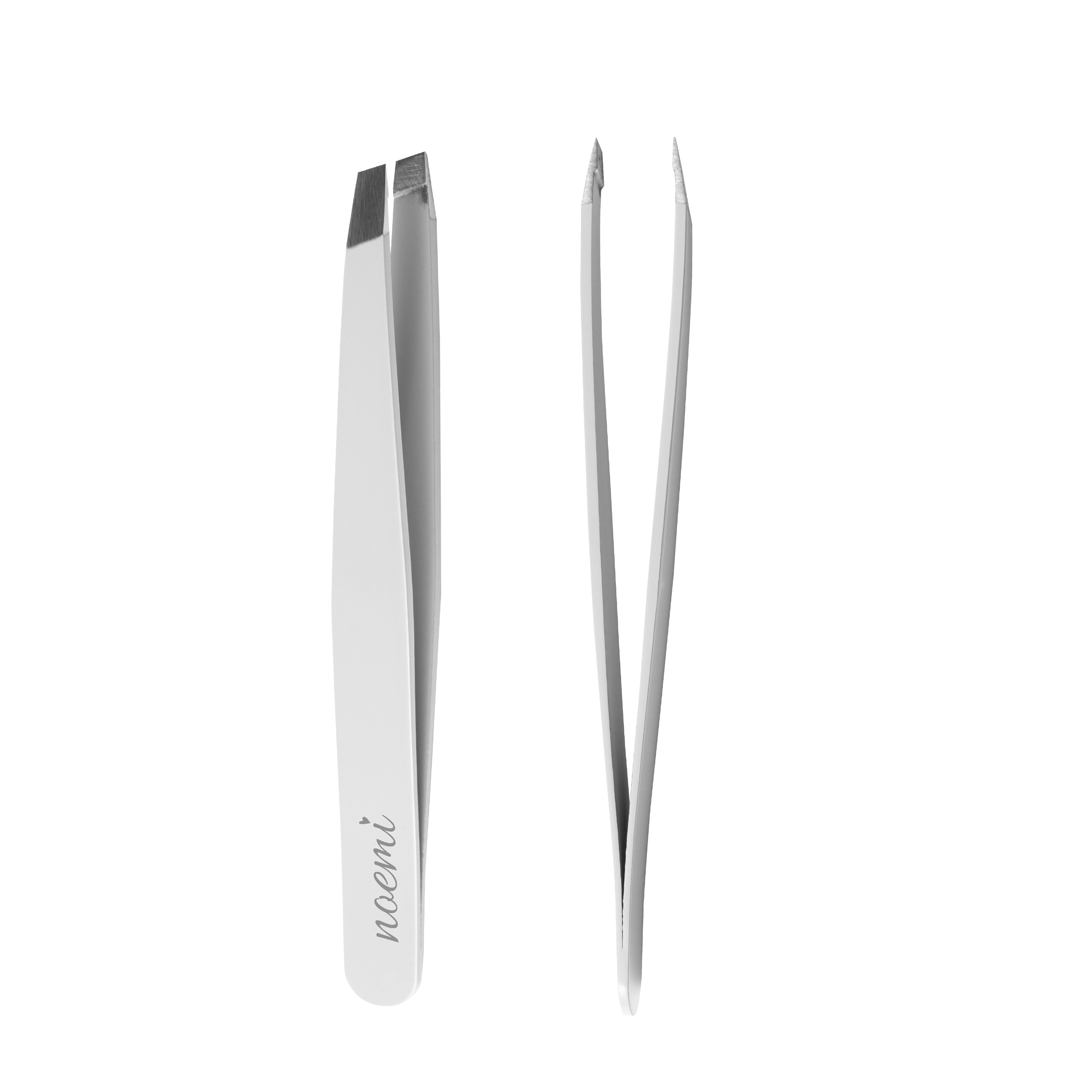 Noemi - Pinzette Slant - Weiß/ Pink/ Schwarz