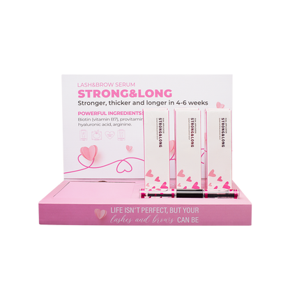 Noemi - Strong &amp; Long Premium Dual Serum - 7x + Display