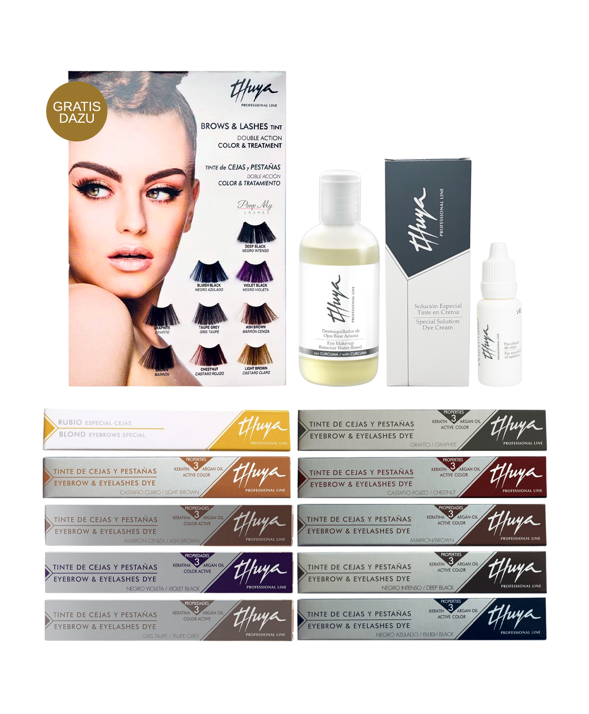 Thuya - XXL Färbeset Komplett + Beauty Case