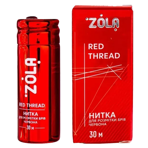 Zola Vorgefärbter Faden (weiß, Pink und Rot) 30m.