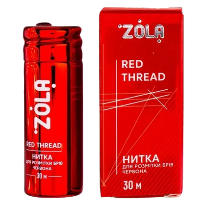 Zola Vorgefärbter Faden (weiß, Pink und Rot) 30m.
