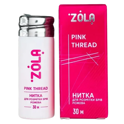 Zola Vorgefärbter Faden (weiß, Pink und Rot) 30m.