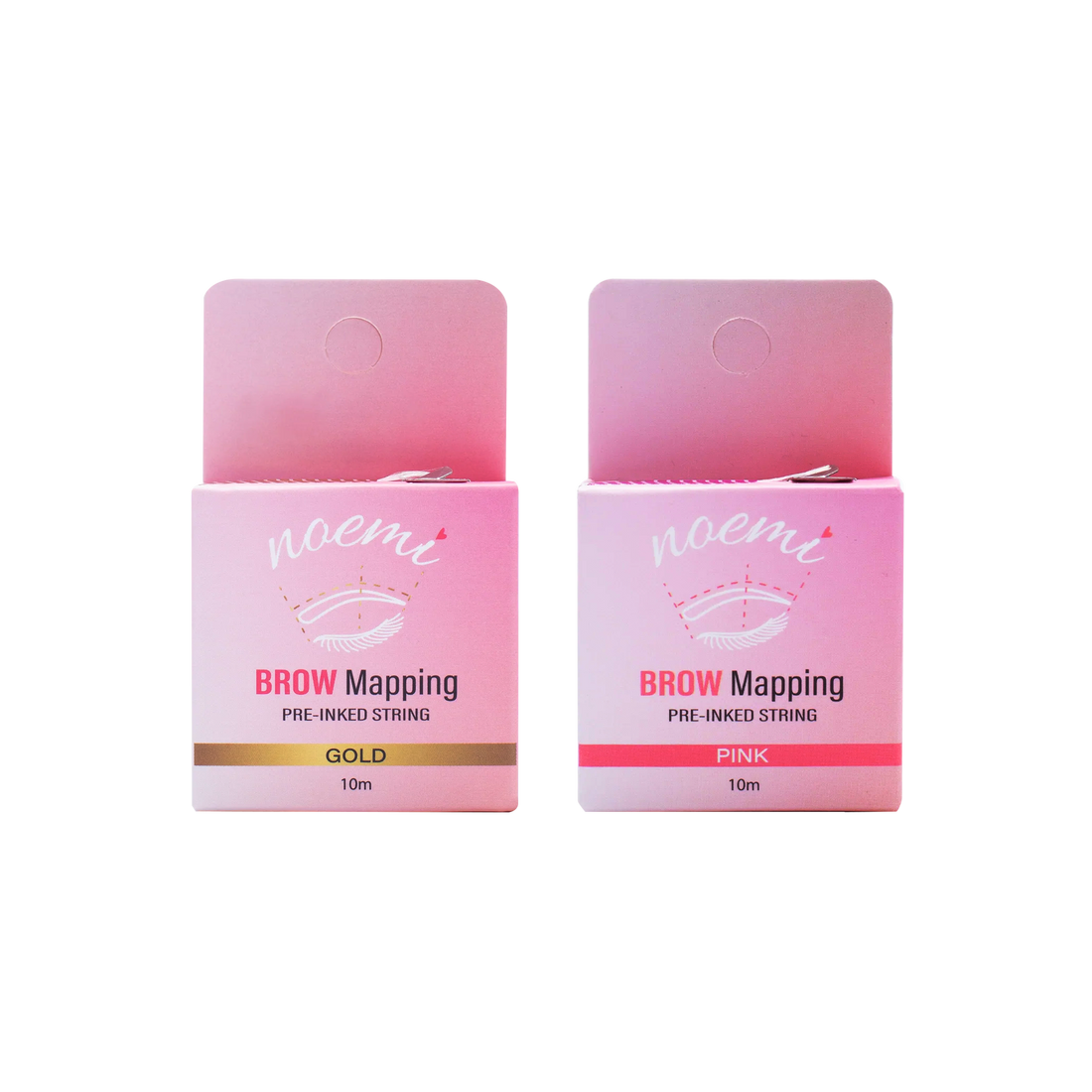 Noemi - Vorgefärbter Faden - Gold/Pink - B-Ware