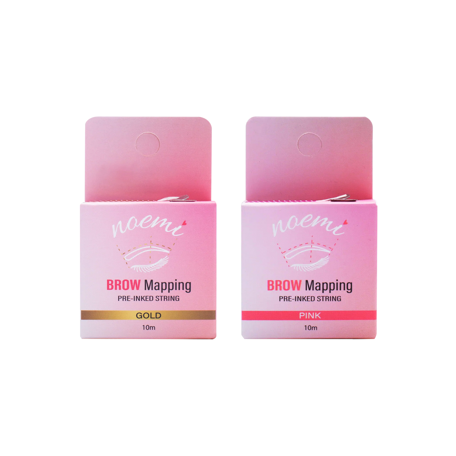 Noemi - Vorgefärbter Faden - Gold/Pink - B-Ware