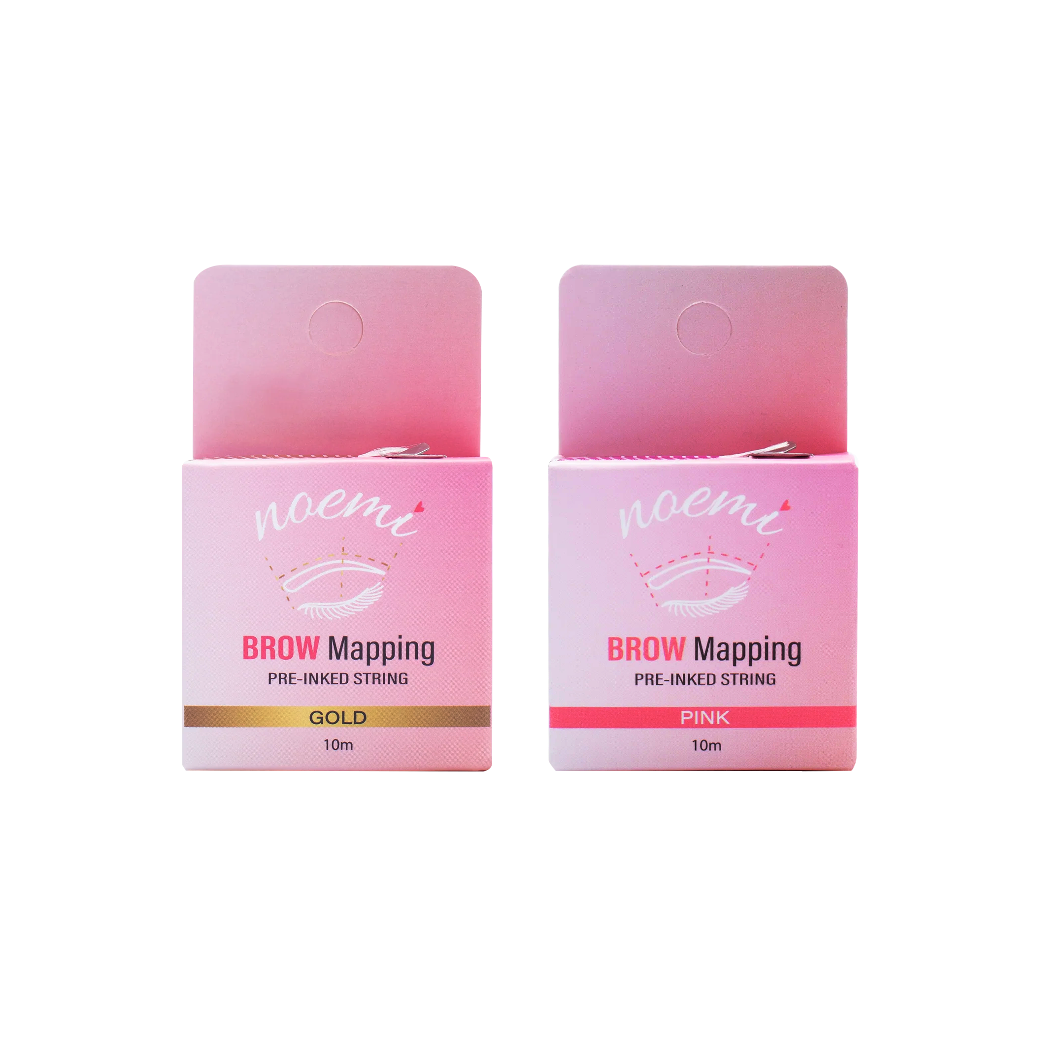 Noemi - Vorgefärbter Faden - Gold/Pink - B-Ware