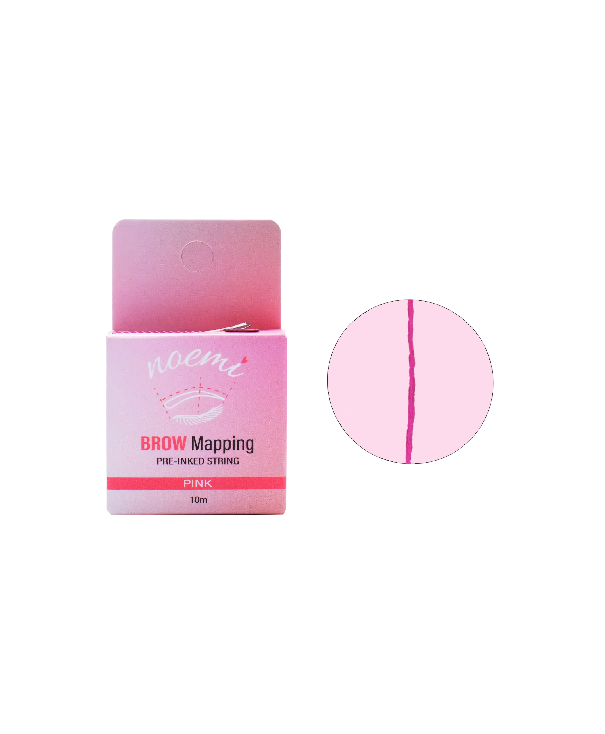 Noemi - Vorgefärbter Faden - Gold/Pink - B-Ware