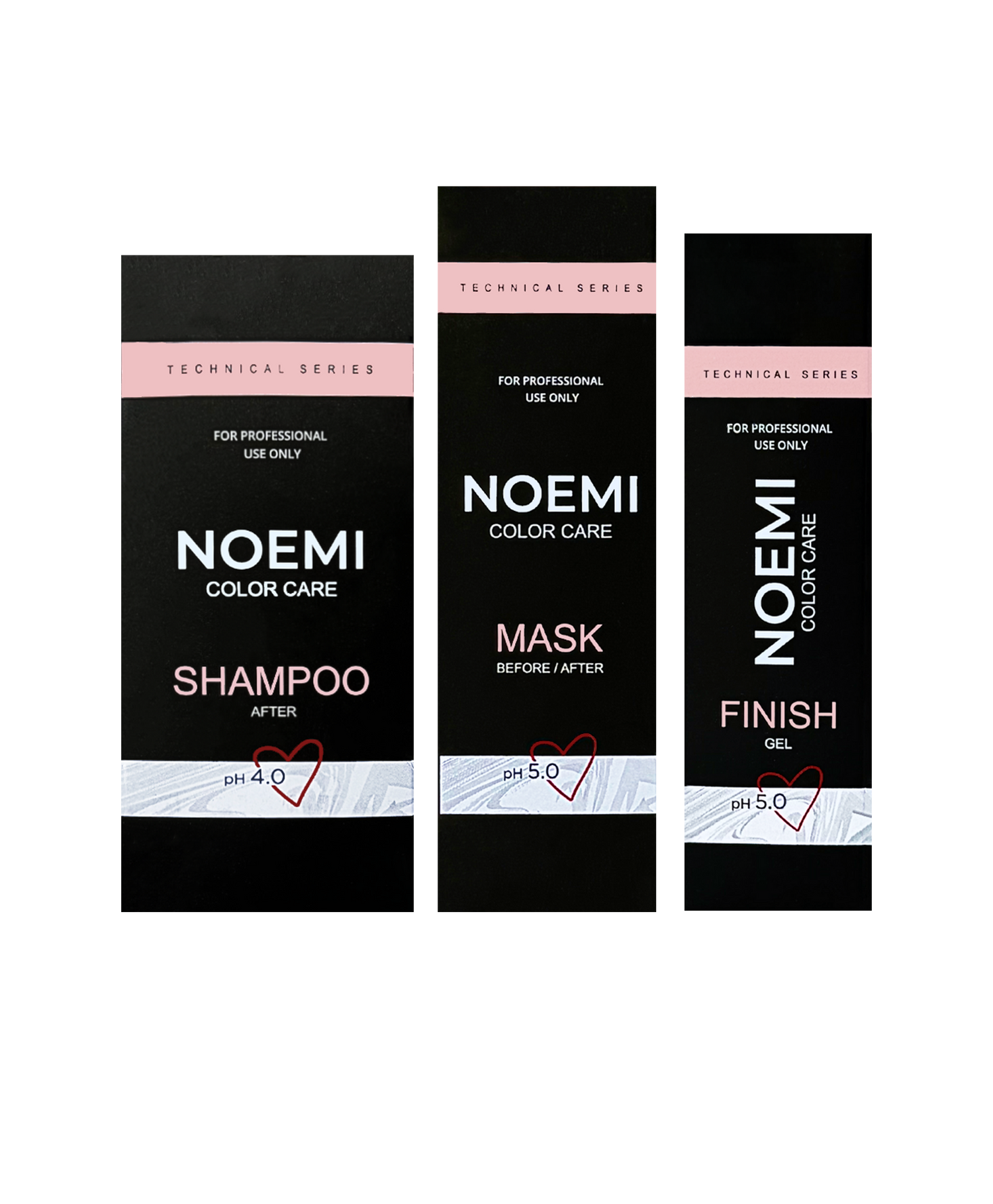 Noemi - Color Care Set- Shampoo, Mask, Finish Gel