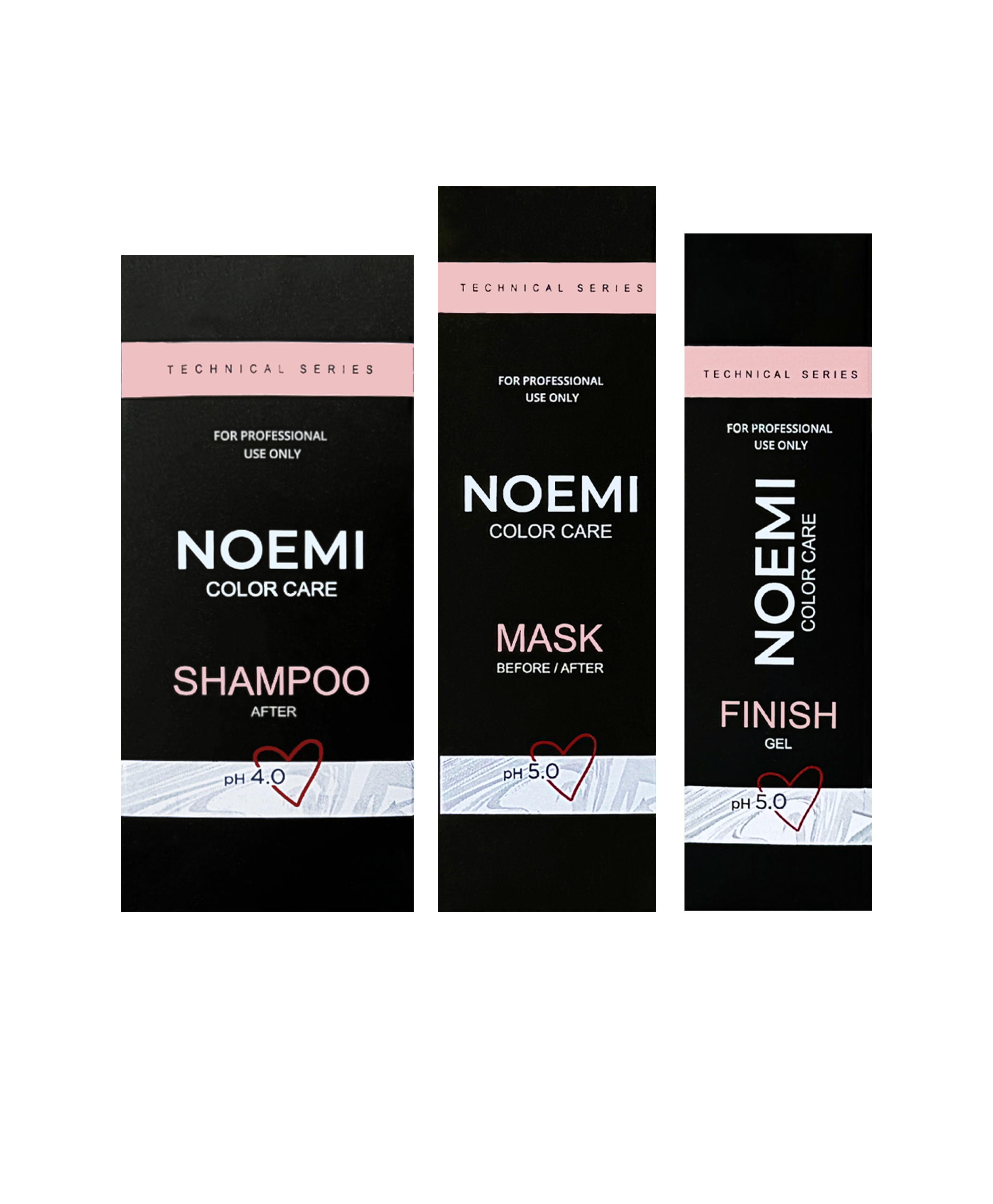 Noemi - Color Care Set- Shampoo, Mask, Finish Gel