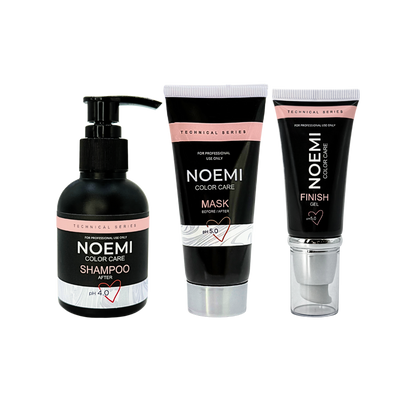 Noemi - Color Care Set- Shampoo, Mask, Finish Gel