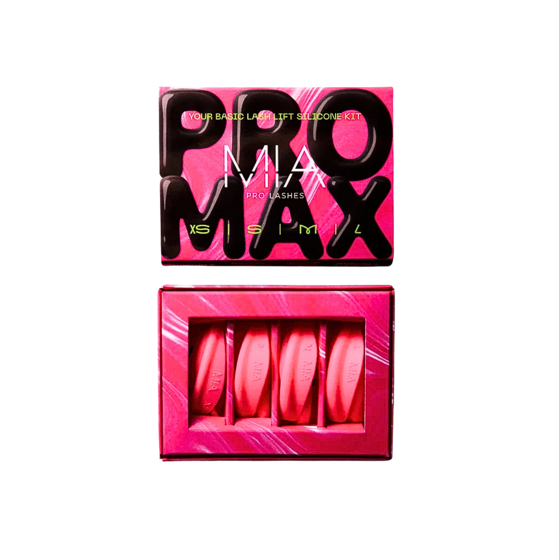 MIA - PRO MAX Silikon Pads Round Shields - Pink 4 Paar Set