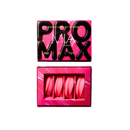 MIA - PRO MAX Silikon Pads Round Shields - Pink 4 Paar Set