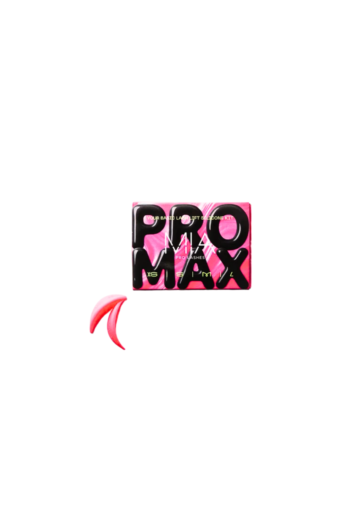 MIA - PRO MAX Silikon Pads Round Shields - Pink 4 Paar Set