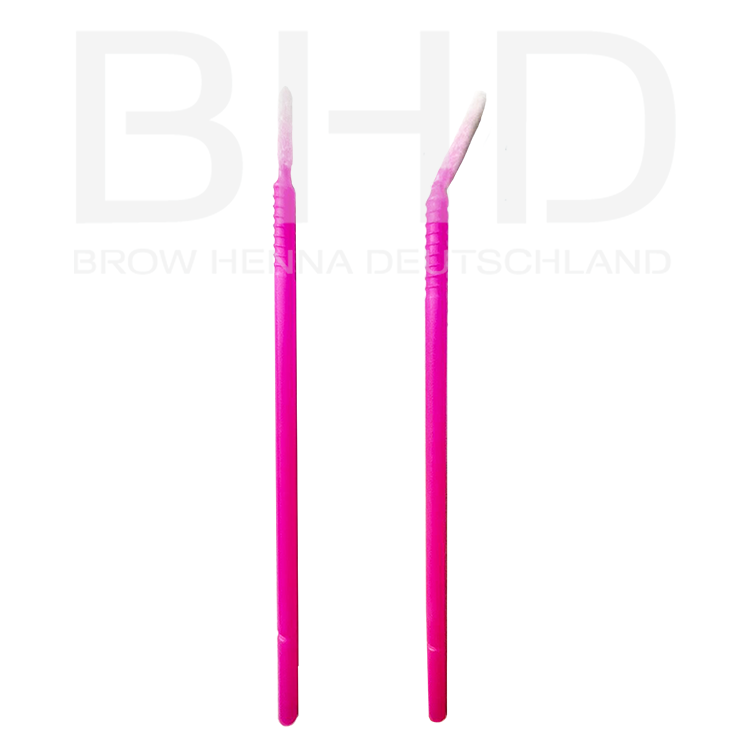BHD -  Microbrushstäbchen (100 St., Pink mit schmaler Spitze)